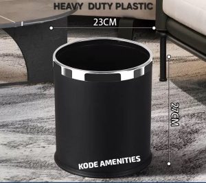 <img data-src="gambar.jpg" alt="tong sampah hotel stainless steel di area lobby">